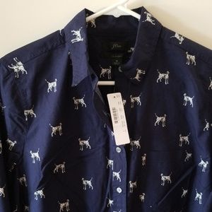 J. Crew women's popover shirt